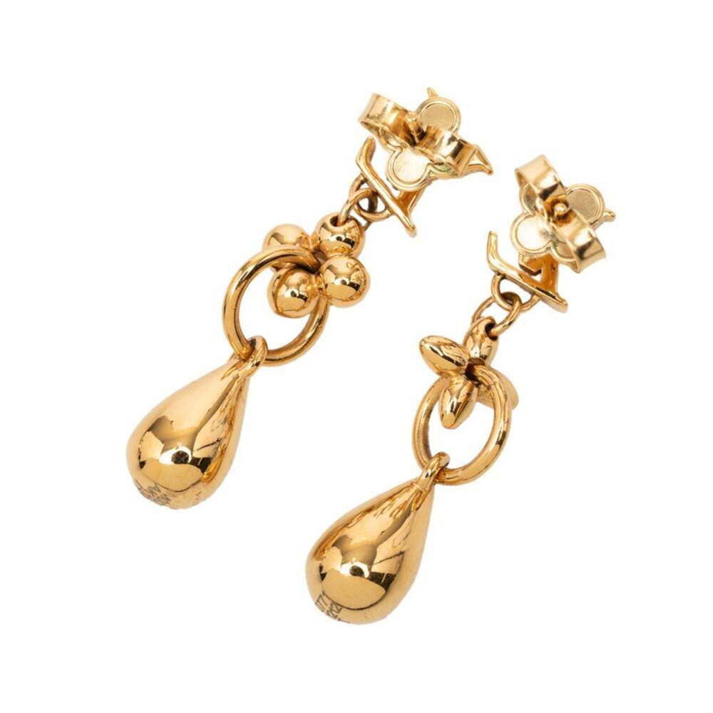LOUIS VUITTON Gold Earrings - Picture 2 of 3
